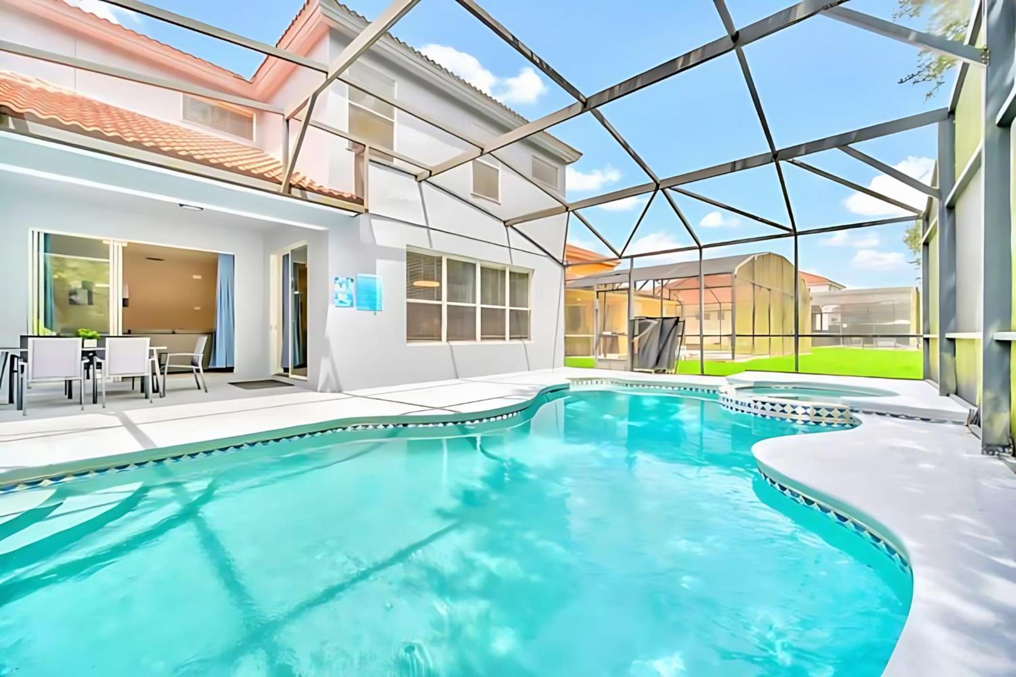 6Br Resort Home Near Disney - With Private Pool Hot Tub And Games Room Kissimmee Eksteriør bilde