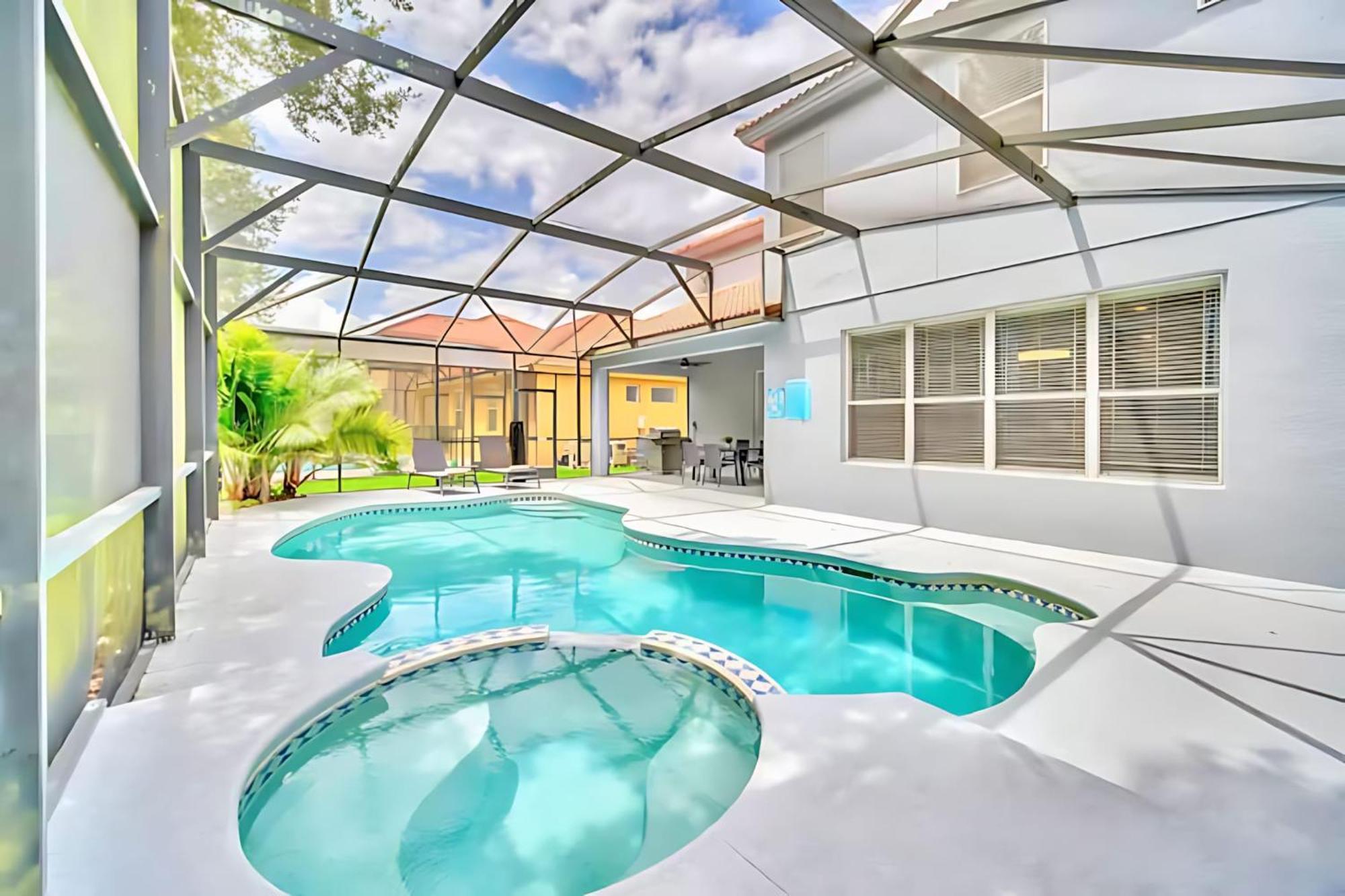 6Br Resort Home Near Disney - With Private Pool Hot Tub And Games Room Kissimmee Eksteriør bilde