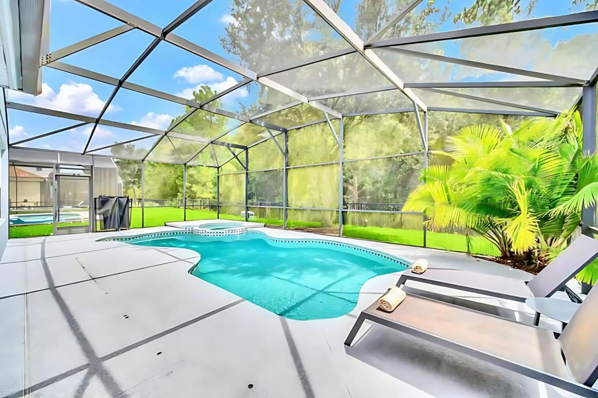6Br Resort Home Near Disney - With Private Pool Hot Tub And Games Room Kissimmee Eksteriør bilde