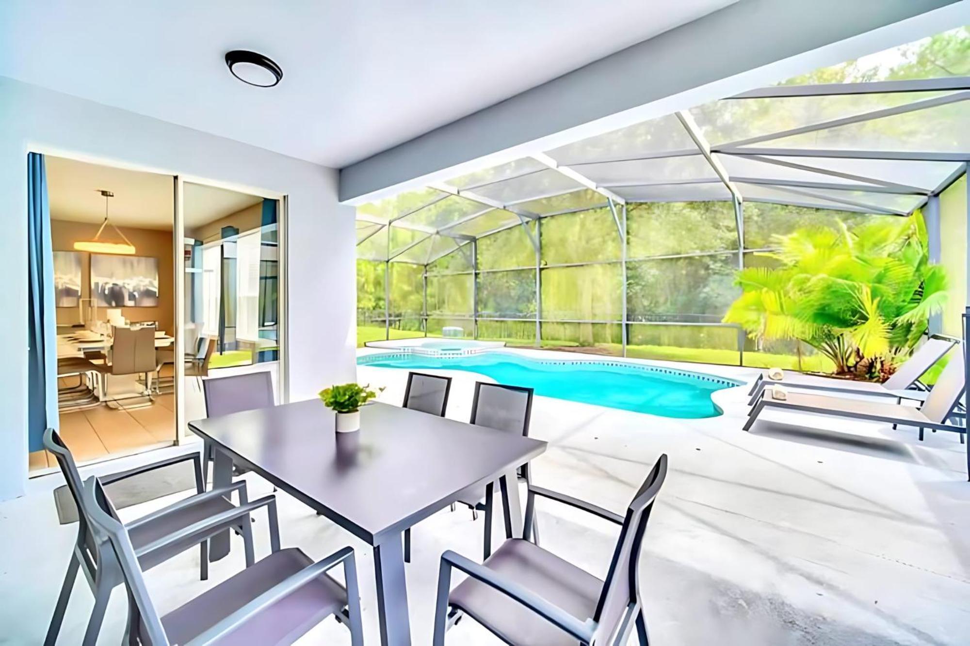 6Br Resort Home Near Disney - With Private Pool Hot Tub And Games Room Kissimmee Eksteriør bilde